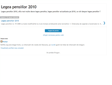 Tablet Screenshot of legeapensiilor2010.blogspot.com