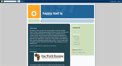 Desktop Screenshot of happyfeetla.blogspot.com