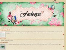 Tablet Screenshot of itsmefadeeya.blogspot.com