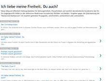 Tablet Screenshot of liebedeinefreiheit.blogspot.com