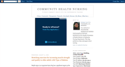 Desktop Screenshot of communitynursing-communitynursing.blogspot.com