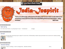 Tablet Screenshot of india-inspirit.blogspot.com