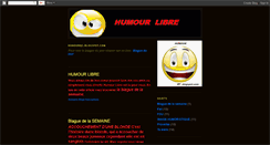 Desktop Screenshot of humourqc.blogspot.com