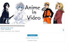 Tablet Screenshot of animeinvideo.blogspot.com