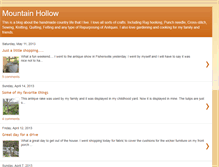 Tablet Screenshot of mountainhollow.blogspot.com