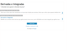 Tablet Screenshot of derivadaseintegradas.blogspot.com