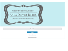 Tablet Screenshot of annadriverbishop.blogspot.com