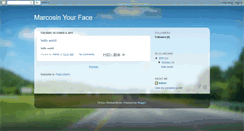 Desktop Screenshot of marcosinyourface.blogspot.com