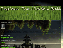 Tablet Screenshot of hiddenbali.blogspot.com