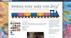 Desktop Screenshot of busybodytots.blogspot.com