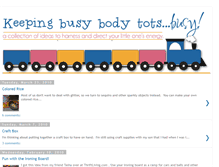 Tablet Screenshot of busybodytots.blogspot.com