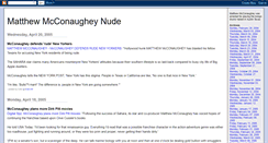 Desktop Screenshot of matthew-mcconaughey-nude.blogspot.com