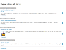 Tablet Screenshot of expressionsofluv.blogspot.com