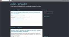 Desktop Screenshot of johansoft.blogspot.com