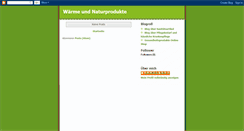 Desktop Screenshot of naturprodukte-und-wellness.blogspot.com