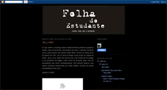 Desktop Screenshot of folhadoestudante-mga.blogspot.com