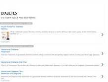 Tablet Screenshot of diabeteswebsite.blogspot.com