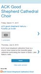 Mobile Screenshot of ackgoodshepherdcathedralchoir.blogspot.com