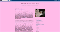 Desktop Screenshot of bloominmavelous.blogspot.com