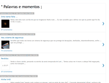 Tablet Screenshot of palavras-emomentos.blogspot.com