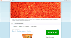 Desktop Screenshot of hot-cheetos.blogspot.com