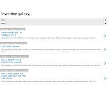 Tablet Screenshot of inventiongalaxy.blogspot.com