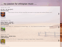 Tablet Screenshot of ethio-pain-music.blogspot.com