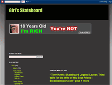 Tablet Screenshot of girl-skateboard-1plus.blogspot.com