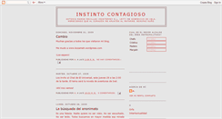 Desktop Screenshot of instintocontagioso.blogspot.com