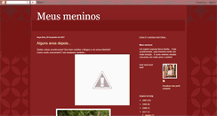 Desktop Screenshot of meninosamados.blogspot.com
