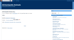 Desktop Screenshot of alchemipedia-animals.blogspot.com