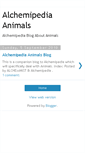 Mobile Screenshot of alchemipedia-animals.blogspot.com