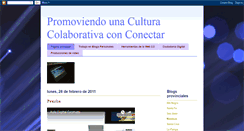 Desktop Screenshot of culturacolaborativaconectarigualdad.blogspot.com