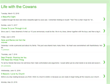 Tablet Screenshot of lifewiththecowans.blogspot.com