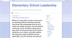 Desktop Screenshot of elementaryleadershipmattlandahl.blogspot.com