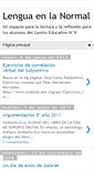 Mobile Screenshot of lenguaenlanormal.blogspot.com