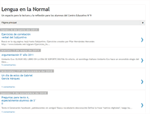 Tablet Screenshot of lenguaenlanormal.blogspot.com