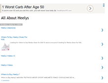 Tablet Screenshot of about-heelys.blogspot.com
