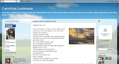 Desktop Screenshot of caminhosluminosos.blogspot.com