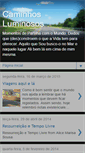 Mobile Screenshot of caminhosluminosos.blogspot.com