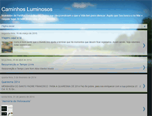 Tablet Screenshot of caminhosluminosos.blogspot.com