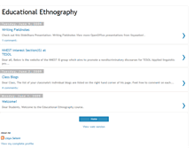 Tablet Screenshot of educationalethnographyiup.blogspot.com