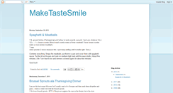 Desktop Screenshot of maketastesmile.blogspot.com