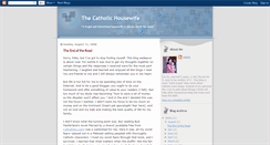 Desktop Screenshot of catholichousewife.blogspot.com