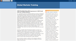 Desktop Screenshot of globalmarketstraining.blogspot.com