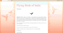 Desktop Screenshot of flyingbirdsindia.blogspot.com