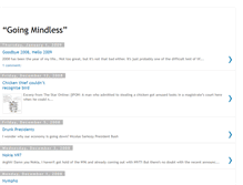 Tablet Screenshot of going-mindless.blogspot.com