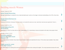 Tablet Screenshot of buildingmusclewomen.blogspot.com