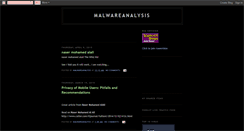 Desktop Screenshot of malwareanalysis.blogspot.com