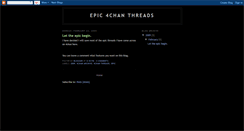 Desktop Screenshot of 4chanarchives.blogspot.com